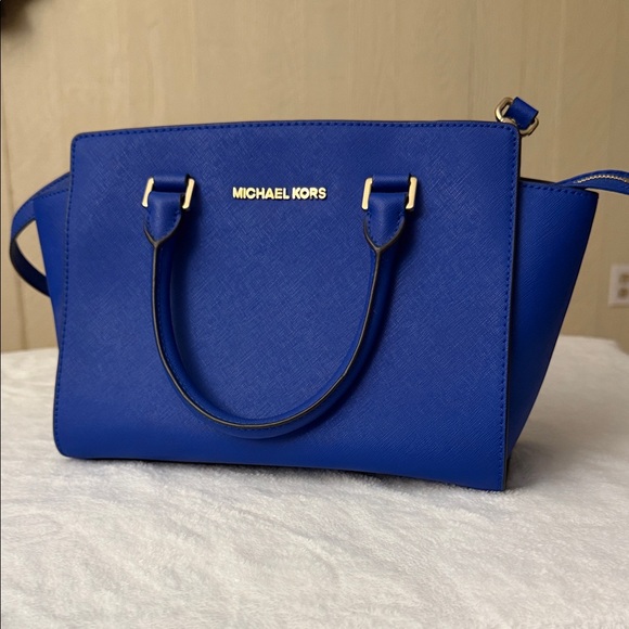 Michael Kors Cobalt Blue Satchel
